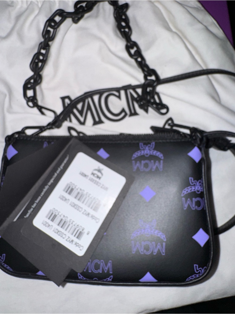 MCM Black Crossbody Bag “Mini Color Splash”